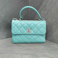 Chanel Trendy CC Blue Silver Hardware Handbag Crossbody Bag