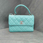 Chanel Trendy CC Blue Silver Hardware Handbag Crossbody Bag