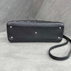 Dior Lady Dior Black Silver Lambskin 2013 Code Color Changed