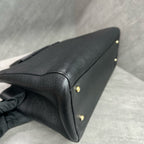 CHANEL Black Gold Pebbled Calfskin Cerf Tote