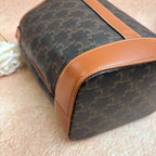 CELINE Triomphe Monogram Bucket Bag Shoulder Crossbody Bag