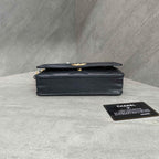 Chanel 19 Bag WOC Black Gold Lambskin Chain Wallet with Card