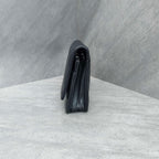 Chanel WOC Black Silver Lambskin Chain Bag