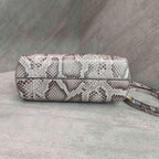 Fendi First Clutch Bag in Python Leather with Classic Monogram