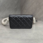 Chanel Large Pearl Chain WOC with Card