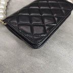 Chanel Large Pearl Chain WOC with Card