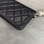 Chanel Large Pearl Chain WOC with Card
