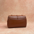 Celine Teen Soft 16 in Classic Caramel Smooth Calfskin with Gold Hardware and Removable Wide Shoulder Strap, 2021