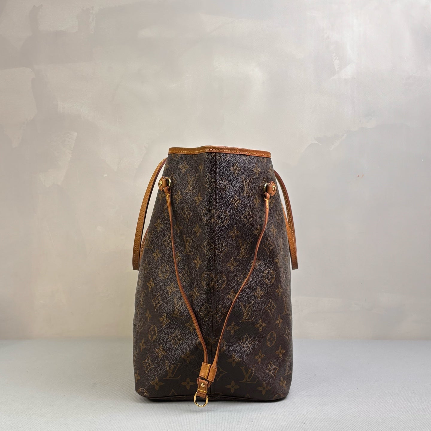Louis Vuitton LV Neverfull Shopping Bag Large Beige Lining Tote Bag 99% New Size 39*33