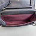 Chanel WOC Black Gold Lambskin Chain Bag 22 Open Black Lambskin Classic Diamond Pattern Gold Hardware Size 19×12cm