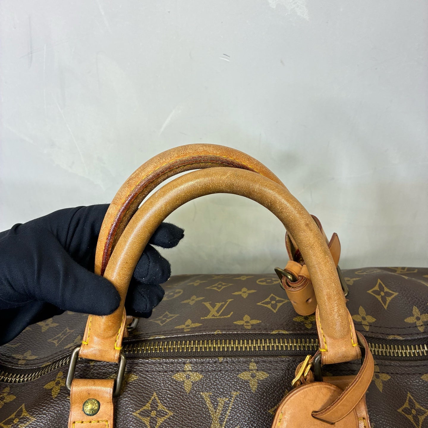 LV Louis Vuitton Keepall 55 Monogram Canvas Travel Bag 1991 60x27x34cm