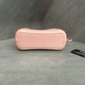 Chanel Pink Quilted Lambskin Two-tone Chain Gabrielle Hobo Bag Small Size, Serial Code 27, with Authenticity Card