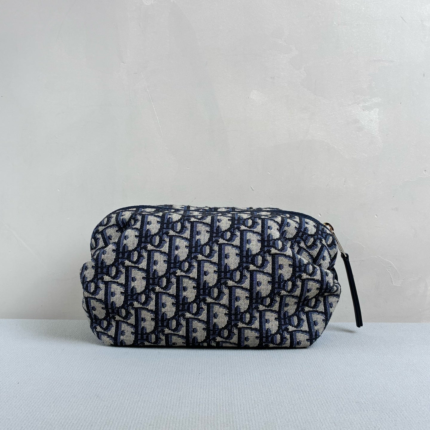 Dior 99% New Bow Monogram Dumpling Bag Canvas and Leather Size 20*11