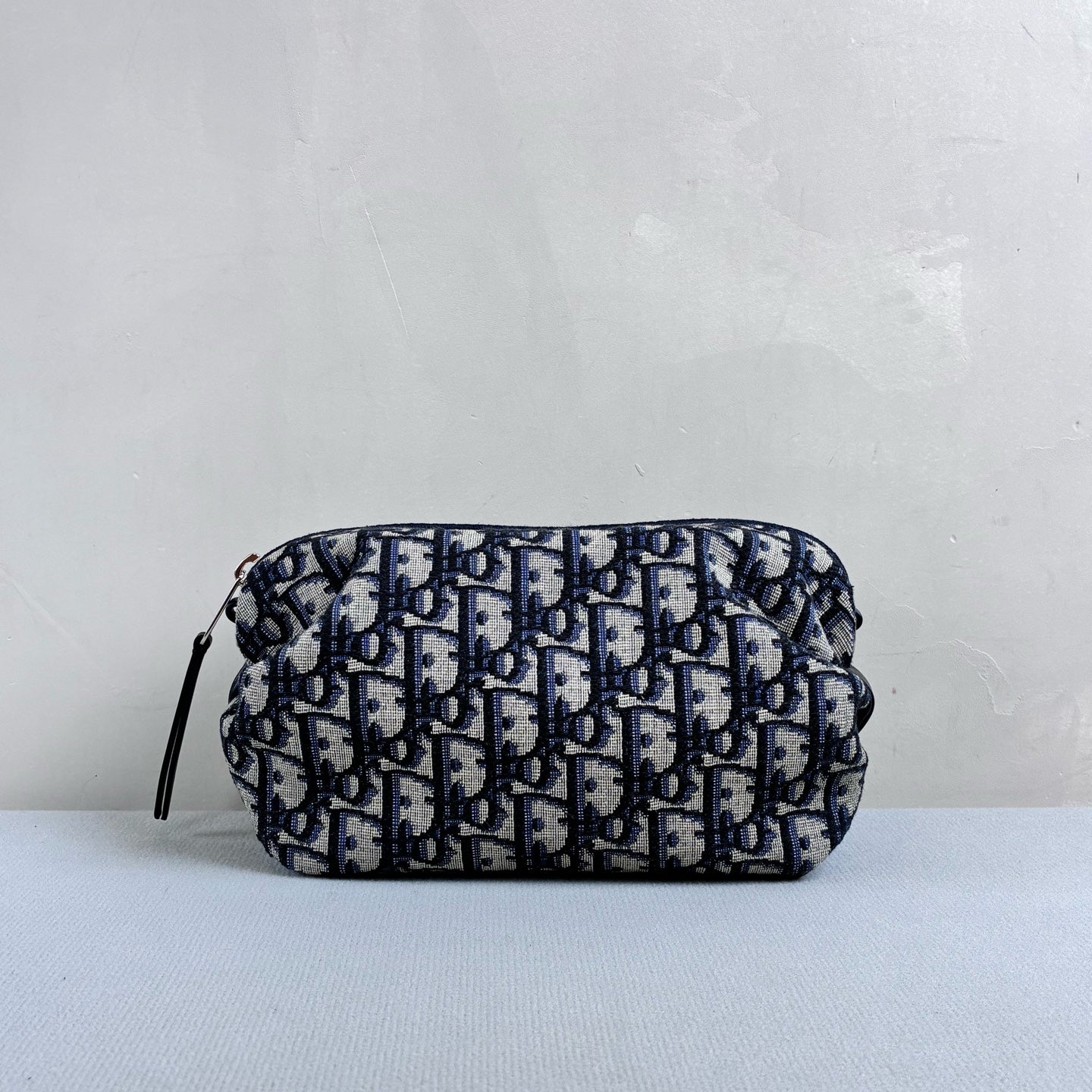 Dior 99% New Bow Monogram Dumpling Bag Canvas and Leather Size 20*11