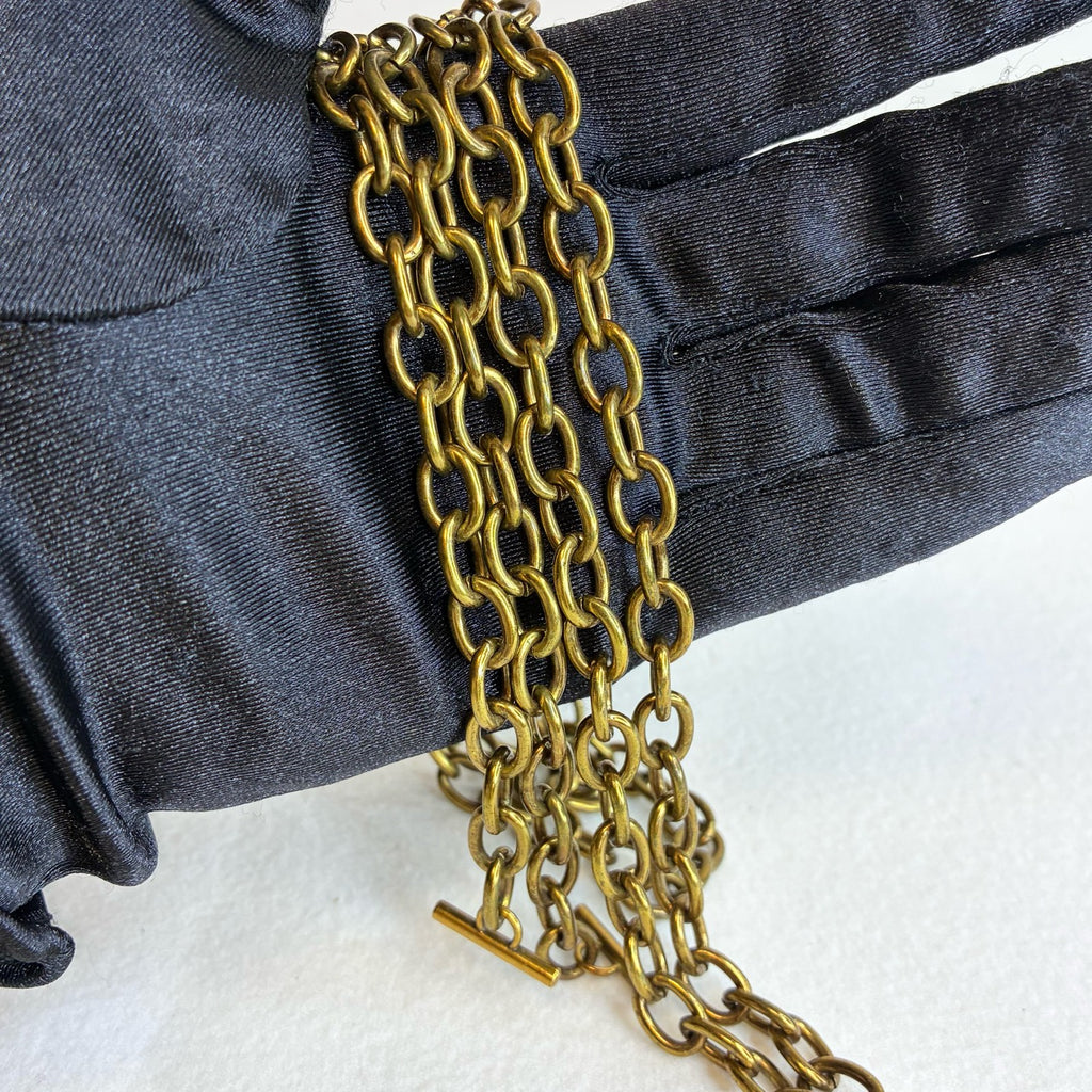 Miu Miu 95% new black studded clutch with gold stud embellishments, size: 18*14*5cm.