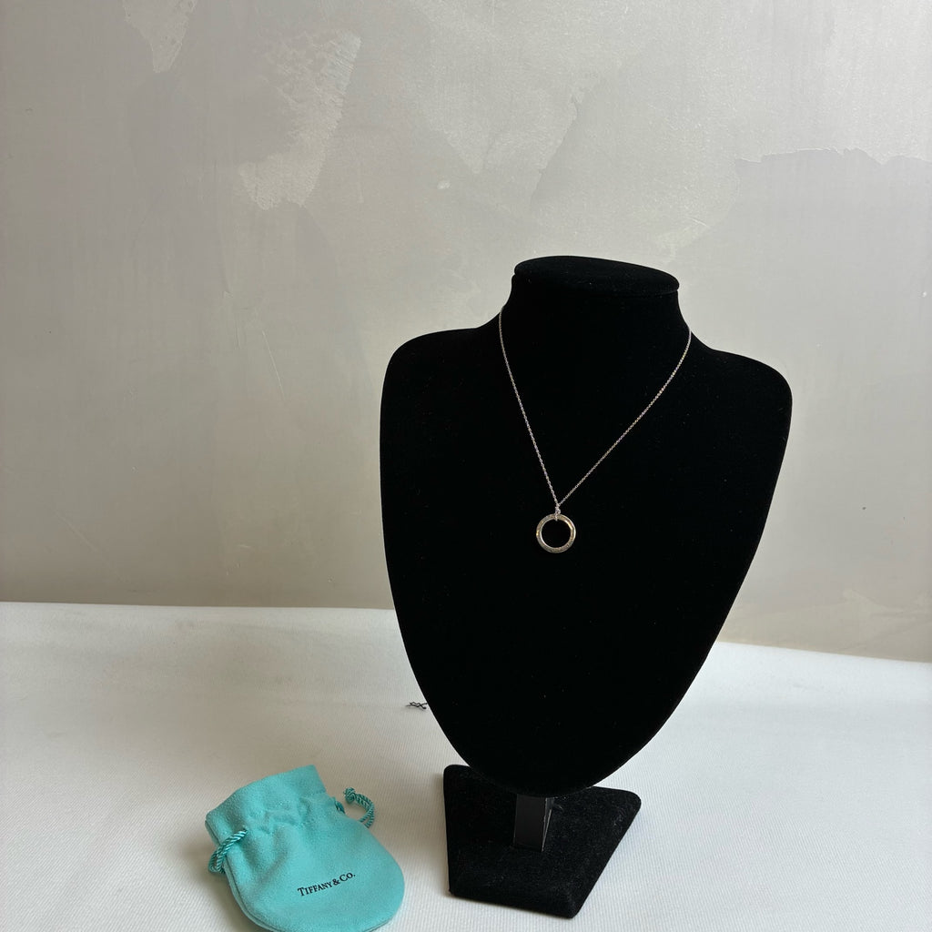 Tiffany Single Ring Necklace Model 1837 925 Silver Necklace