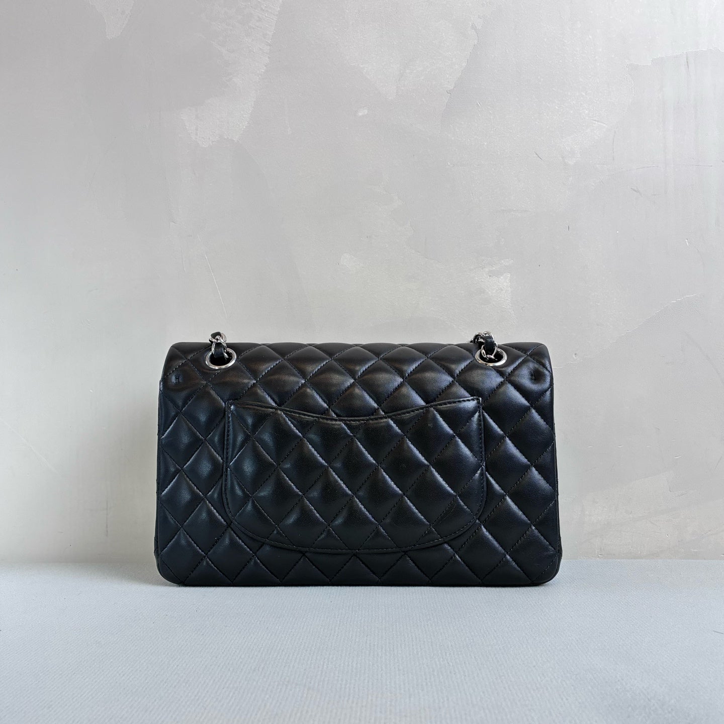 Chanel 99 New 31 Opening Black and Silver CF Double Flap Lambskin Size 25×6×14 Boutique Price 84,000