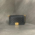 Chanel Litchi Grain Black and Gold, 27 Series