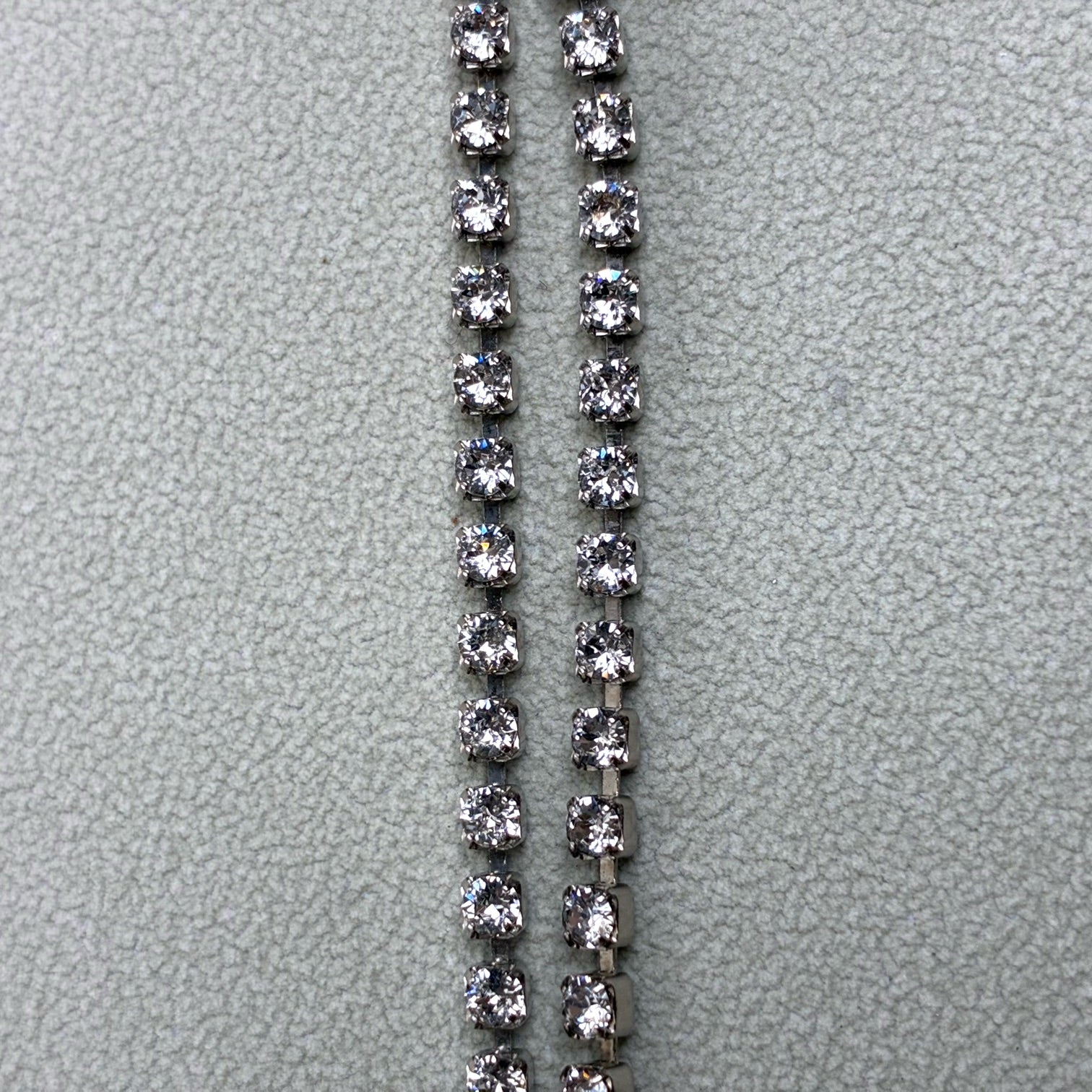 Chanel Crystal Pearl Double C Necklace, 99% New