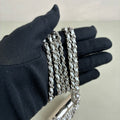 Chanel tiny bag mini silver full rhinestone necklace bag gray lambskin chain water crystal inlay size 6*