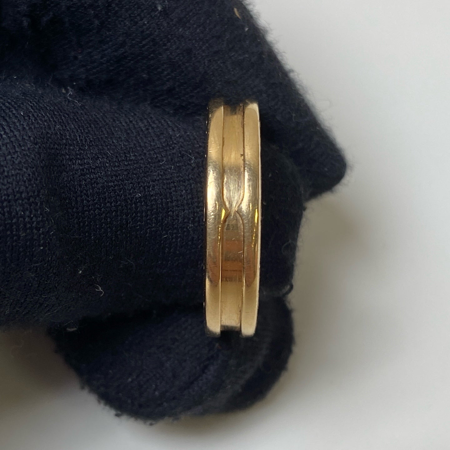 Bvlgari B.zero1 Ring 18K Rose Gold Size 51, 98% New, Single Ring
