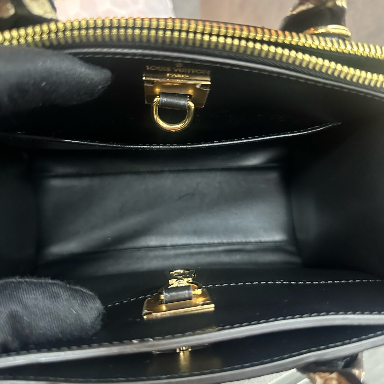 LV Louis Vuitton Pink Calfskin with Snake Skin City Steamer Small Size, Accessories: Shoulder Strap, Key and Lock, In Stock at Great Price