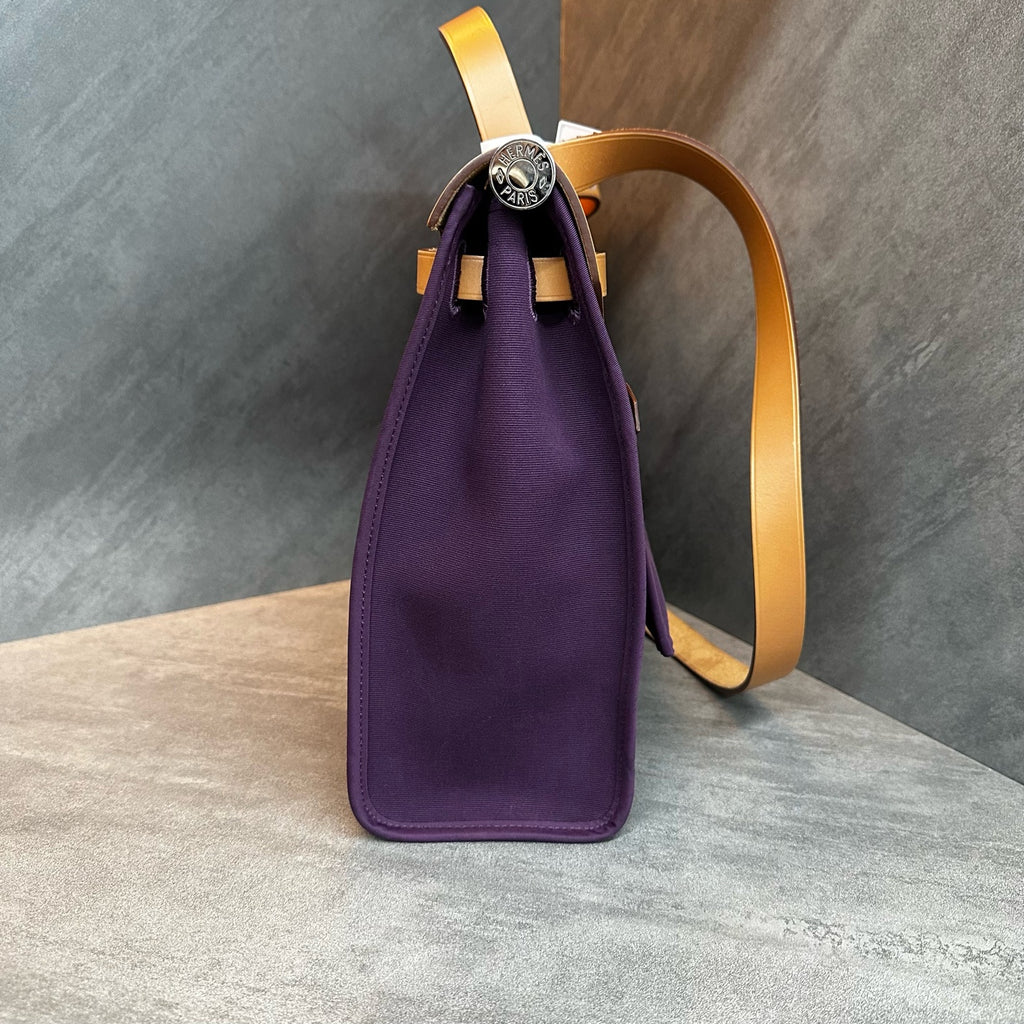 Hermes herbag31 canvas handbag frame with R engraving size: 31×25 Accessories: Small sub-bag key lock