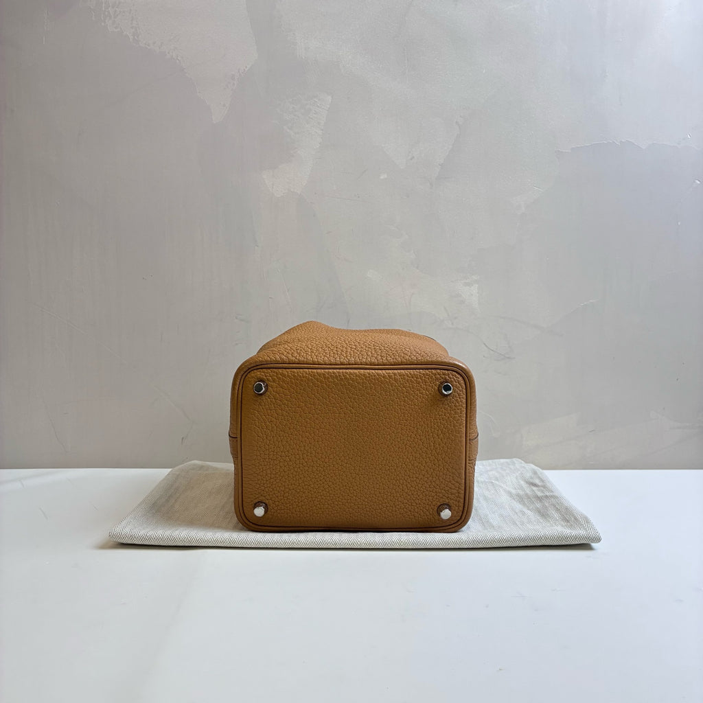 Hermès Picotin 18 Basket, Biscuit Color, Y Stamp, Like New, Size 20*20