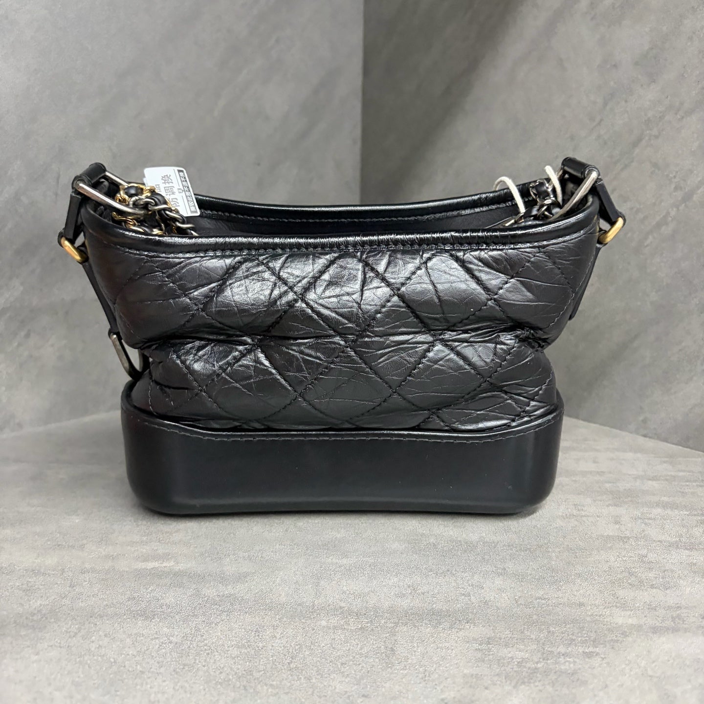 Chanel Gabrielle Small, black and gold hardware, 28th serial with authenticity card, structured shape, clean interior, in stock at a great price.