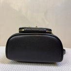 CHANEl Chanel Black Affinity Bucket Bag Chip Bag Litchi Leather Small Bucket Bag Super Versatile Size 19*20