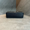 Chanel cf Large mini Blue and Silver lychee cowhide chain bag 21 kai