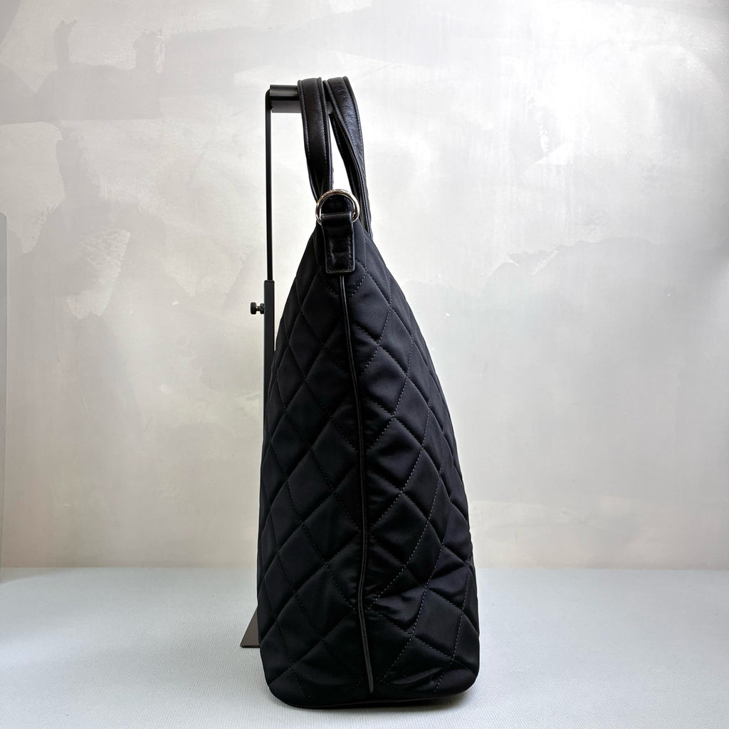 Prada Black Nylon Tote Bag, Can be Crossbody, 99% New, Size 38*39