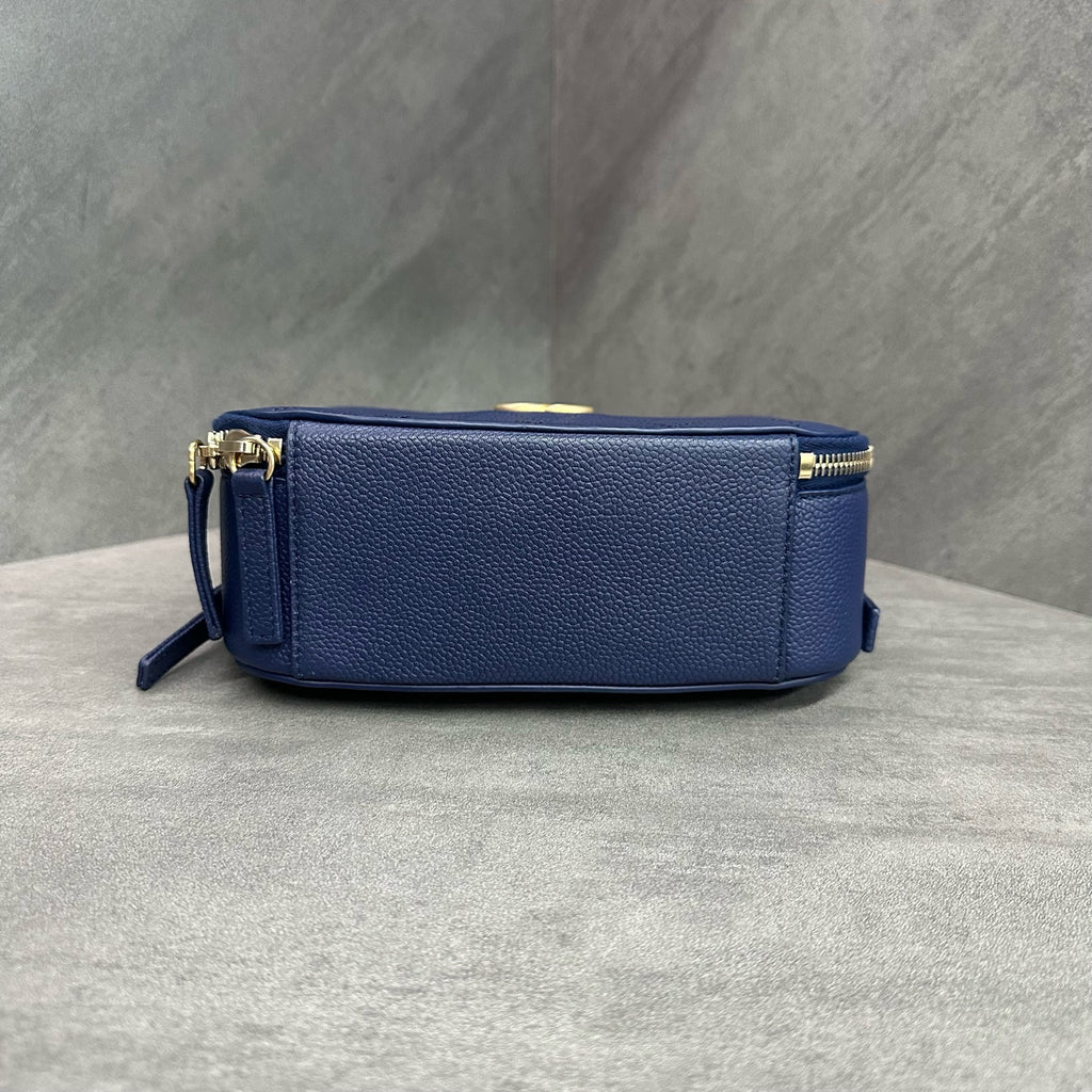 Chanel Blue Caviar Camera Bag, 27 Series with Authenticity Card