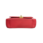 Chanel 19 Bag Red with Gold Hardware Lambskin Messenger Handbag Crossbody Bag 28 Opening with Card and Receipt