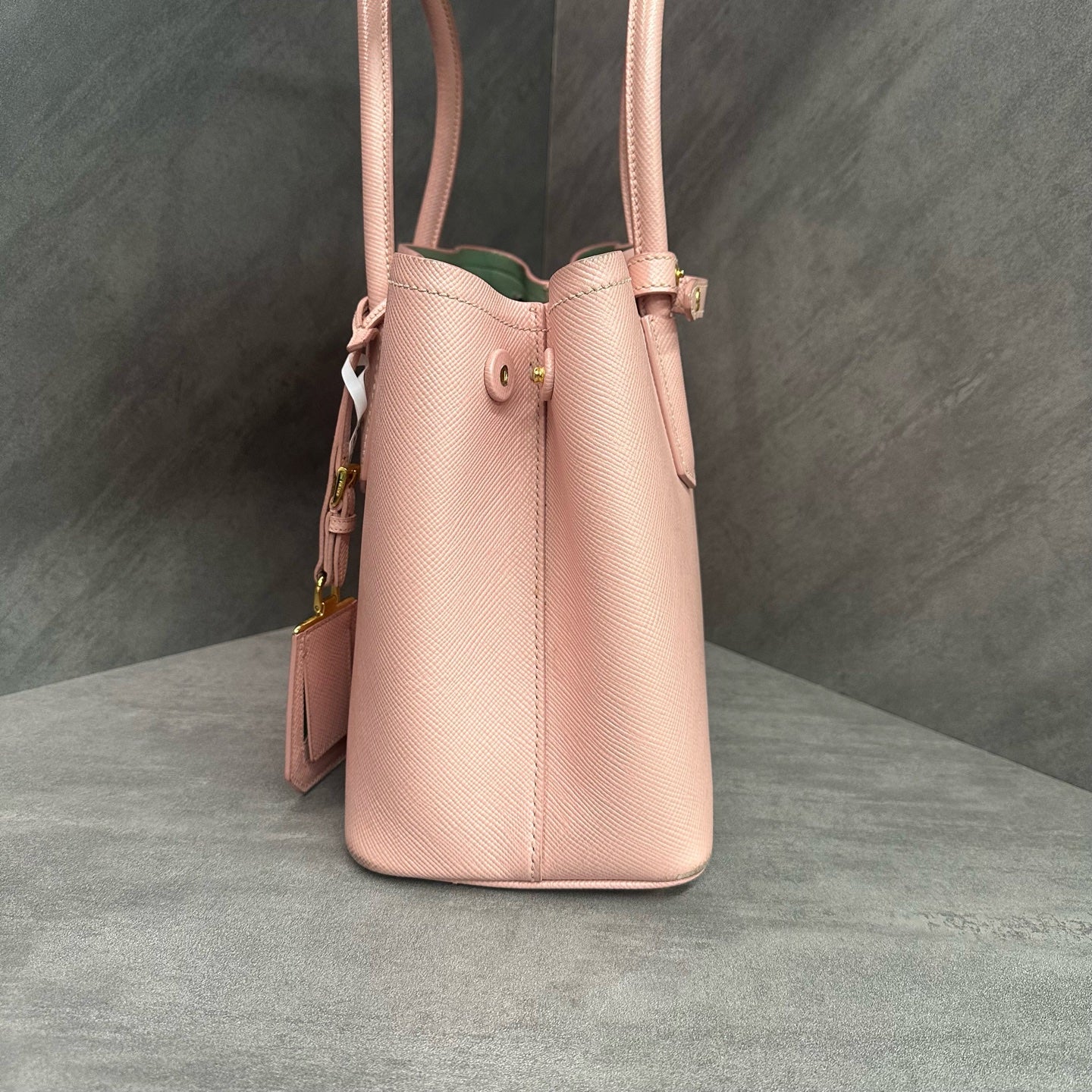Prada Pink Double Bag Handbag 32*23