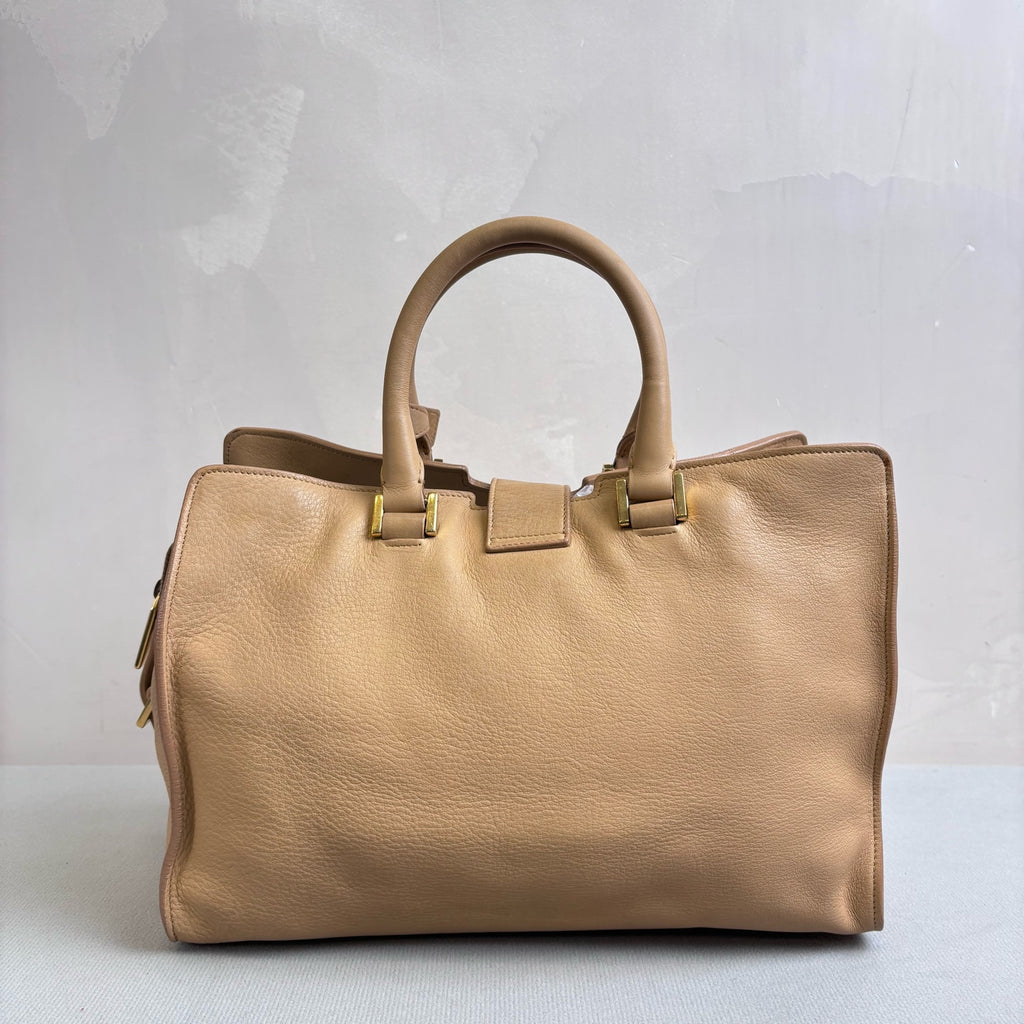 SAINT LAURENT Cabas Y扣 Crossbody Tote Bag 98% New Size 30*22.5