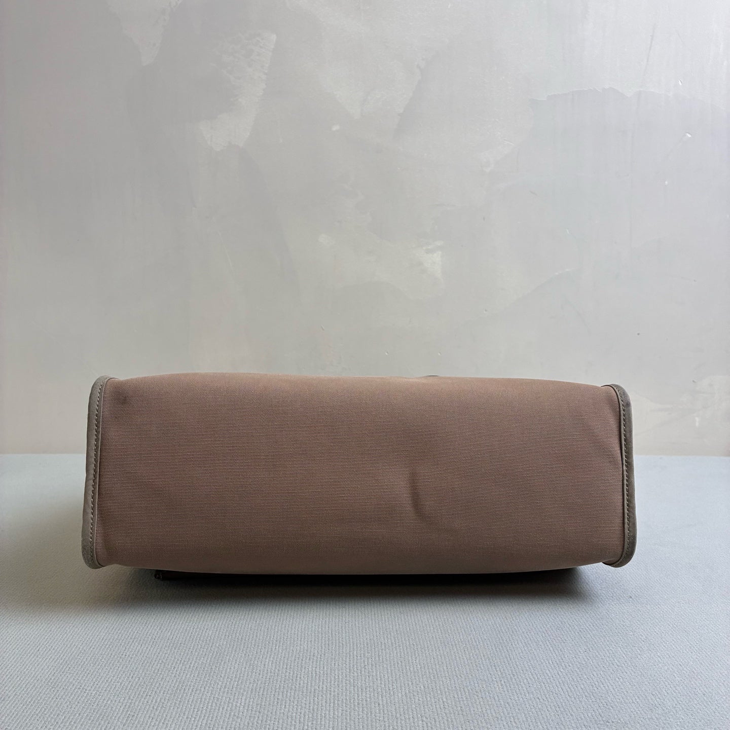 Hermes Herbag 31 Canvas and Leather, Dark Oak Color, Silver Hardware, T Stamp, 99% New