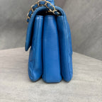 Chanel Blue Gold Buckle Trendy CC Small Size 27 with Card