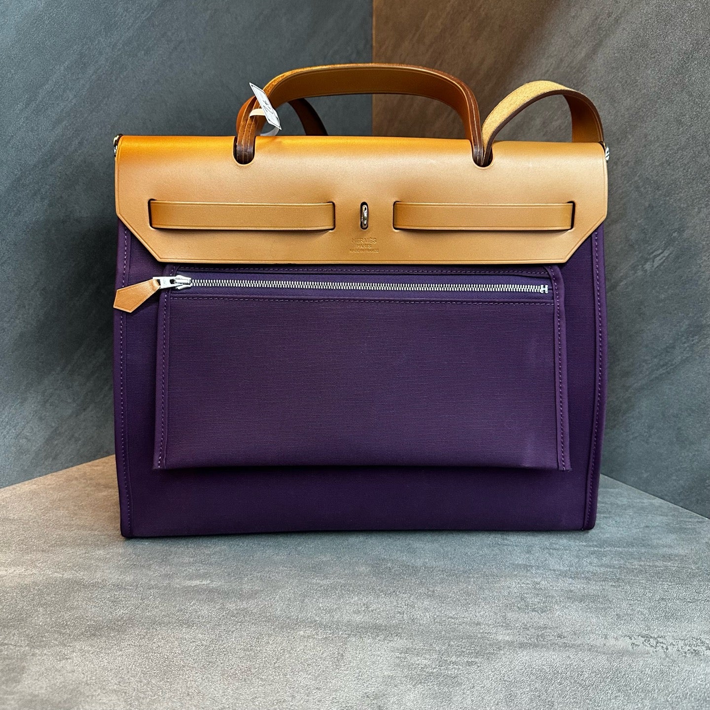 Hermes herbag31 canvas handbag frame with R engraving size: 31×25 Accessories: Small sub-bag key lock