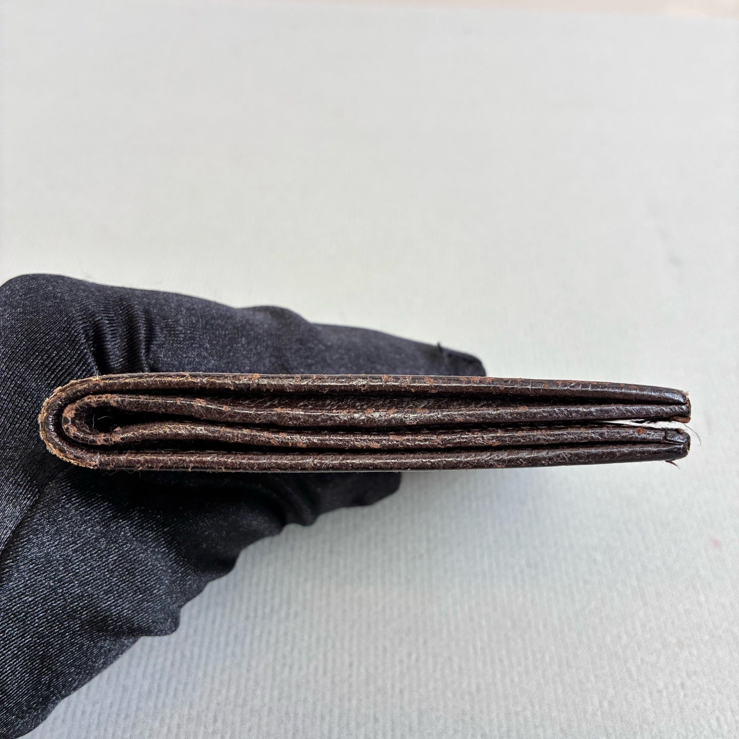 Gucci GG Pattern Bi-fold Wallet Brown Canvas Size 10*10