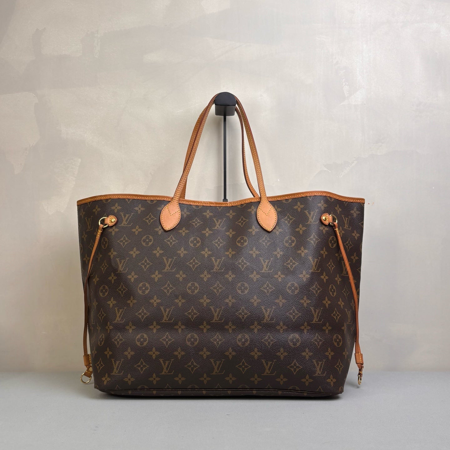 Louis Vuitton LV Neverfull Shopping Bag Large Beige Lining Tote Bag 99% New Size 39*33