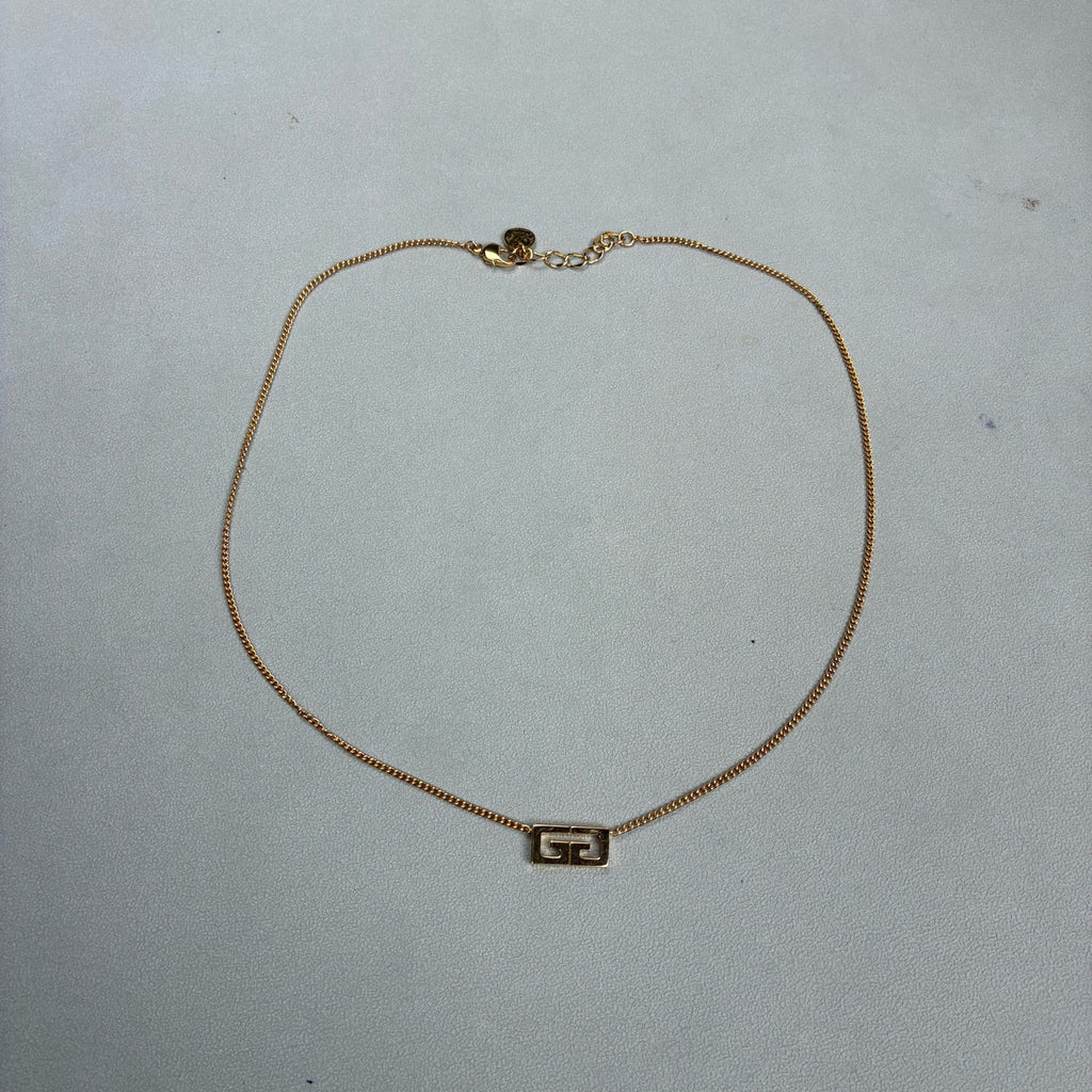 Givenchy Golden Necklace Italy 99% New