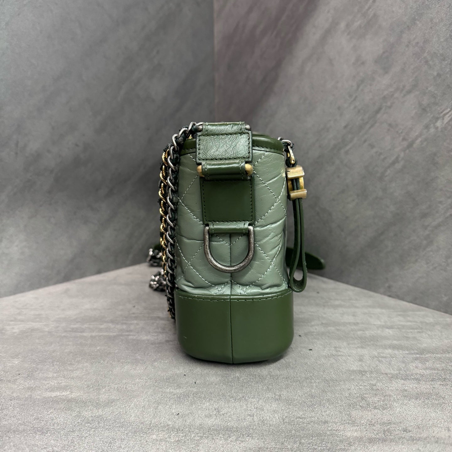 Chanel Small Green Gabrielle Bag, 24 Series, In Stock at Great Price