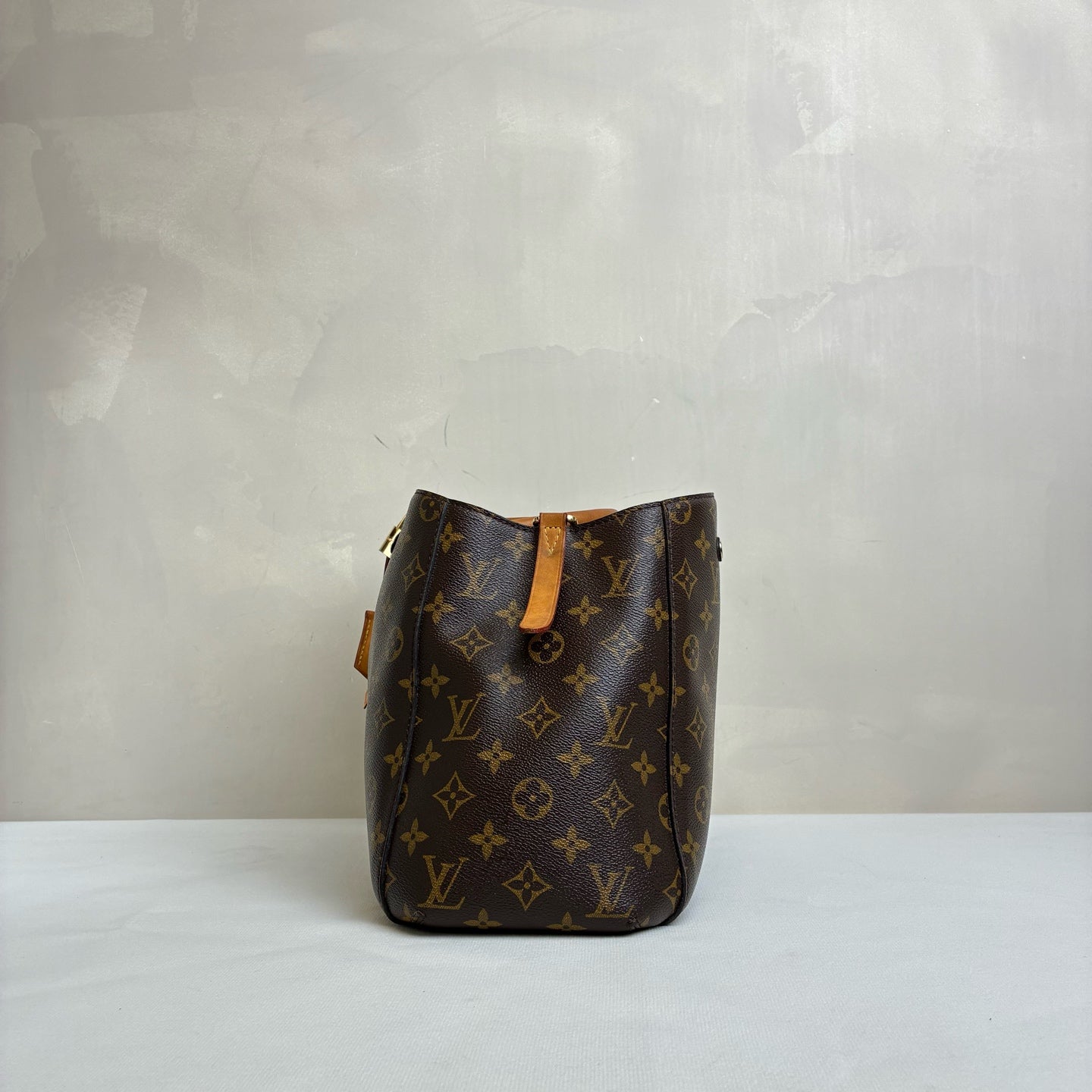 LV/Louis Vuitton Montaigne Bag Coated Canvas with Leather Size 30*18*12