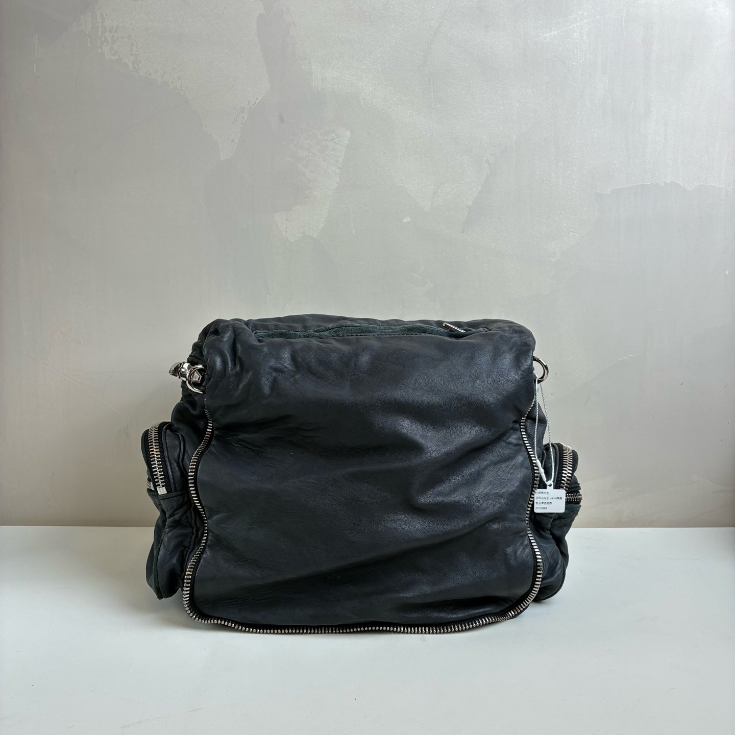 Alexander Wang / Alexander Wang Janet Shoulder Bag Black Soft Lambskin Material Size: 30*