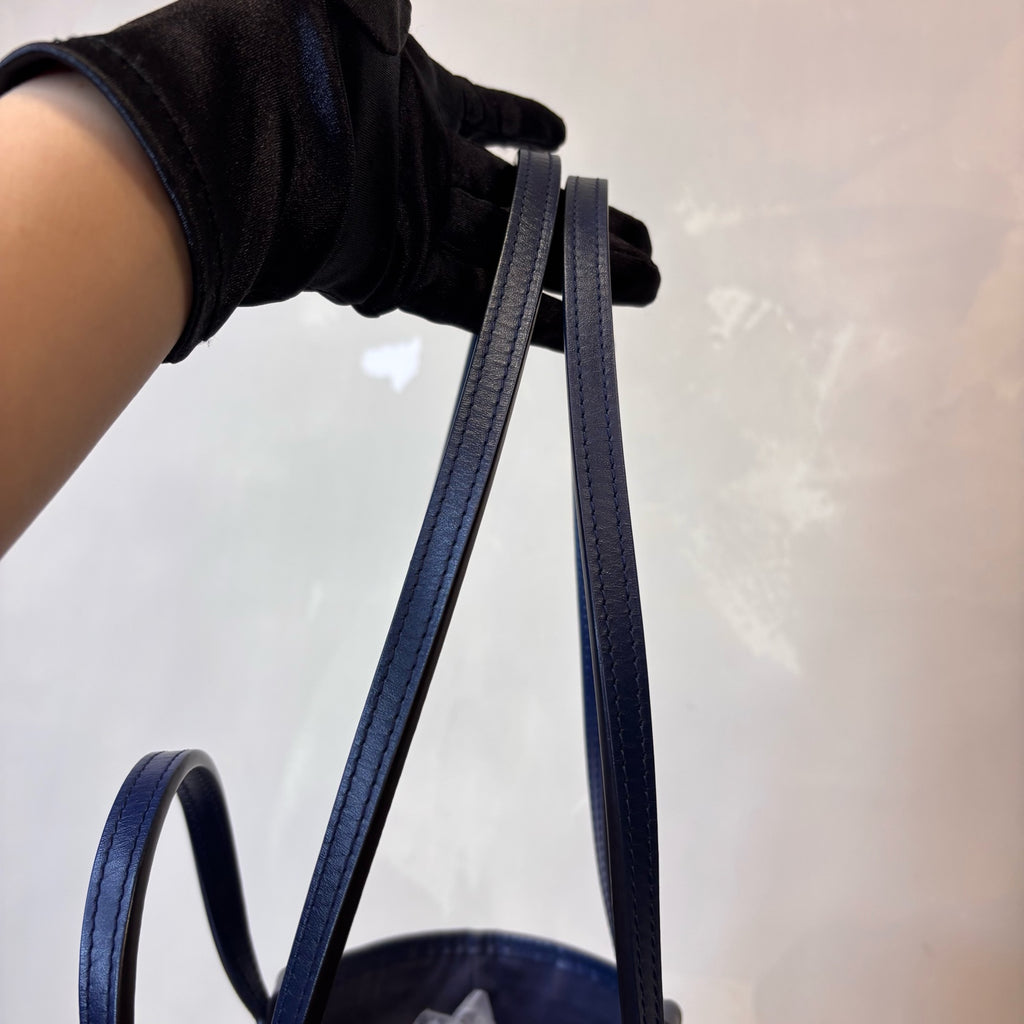 Moynat Brand New 99 Navy Blue Vertical Tote Bag Size 31*29