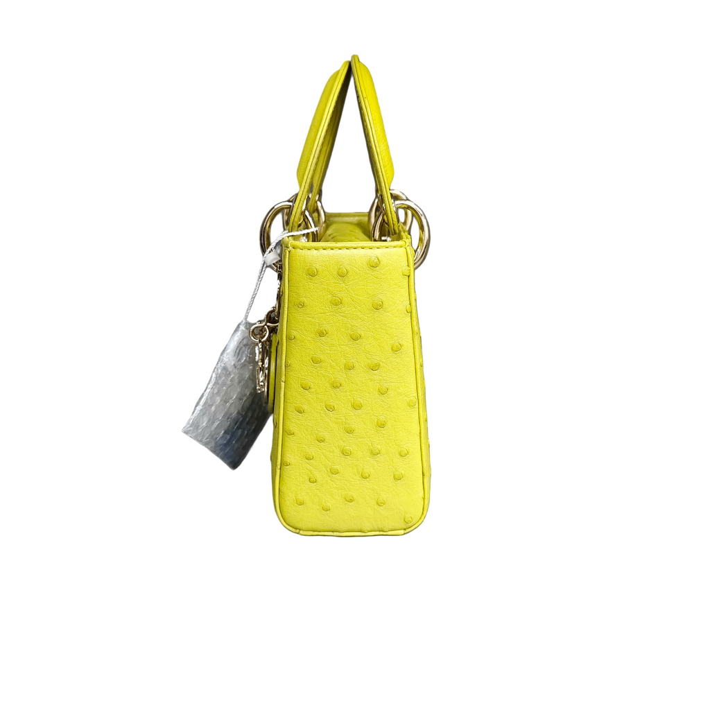 Dior Lady Dior Bag in Green with Three Compartments, 2021 Code