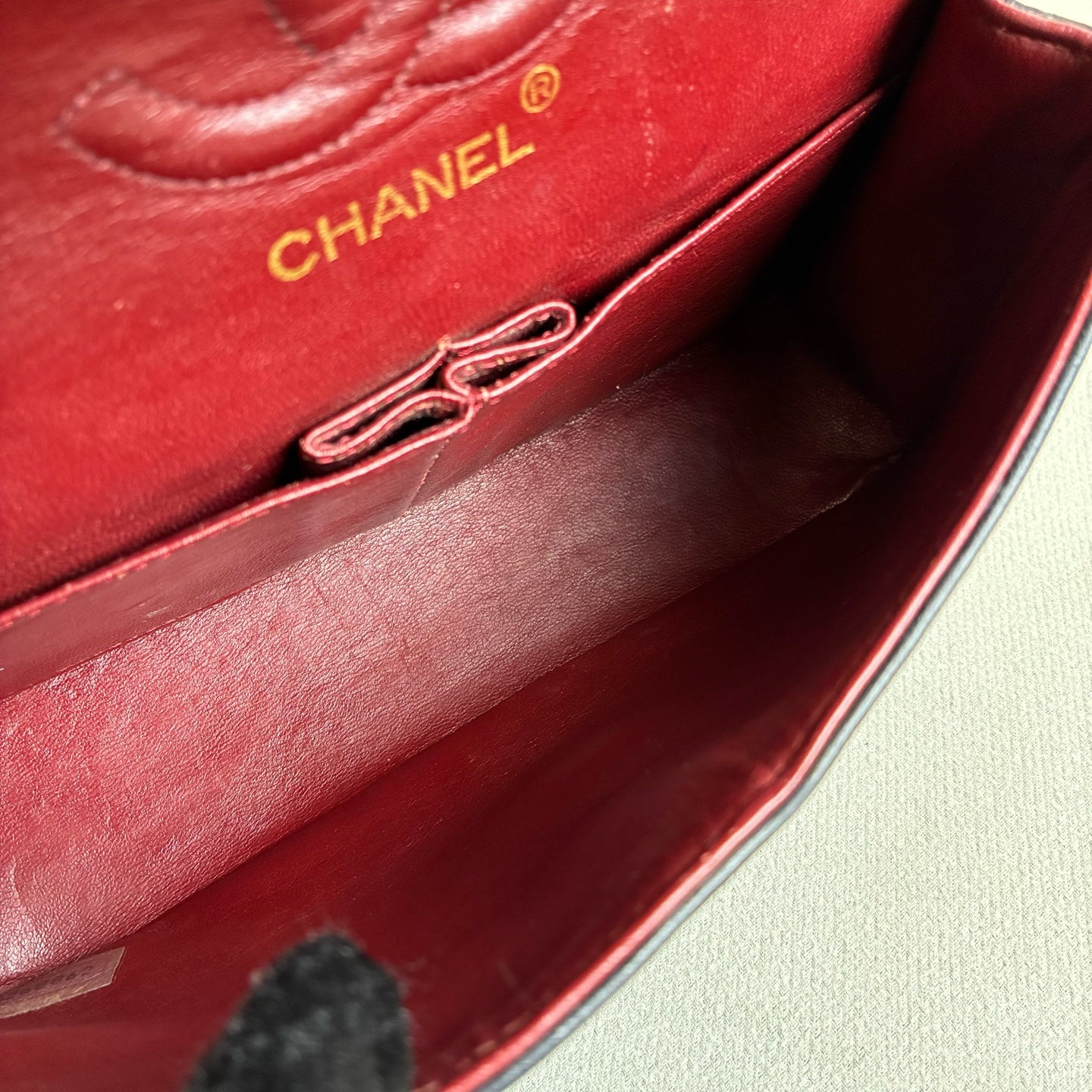 Chanel Black Gold CF Small Size 2 Opening Pre-owned Dimensions 23*15 98% New Original Condition Lambskin