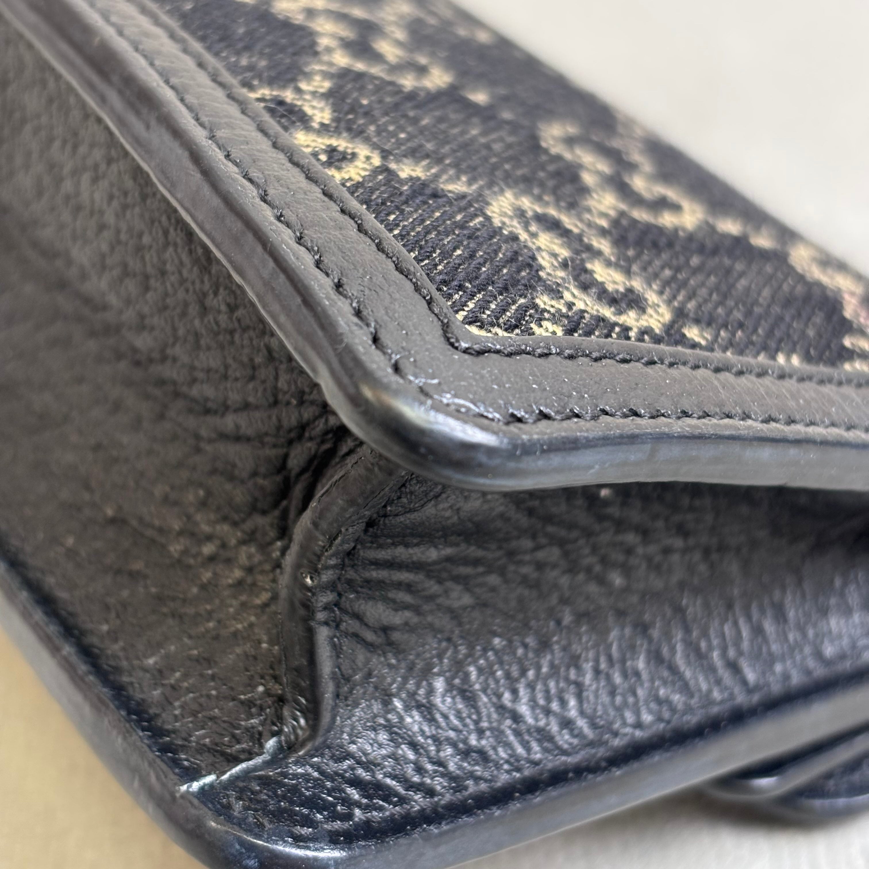 Gucci Dionysus Mini Black Denim Chain Bag Size 16*10.5 Like New 98%