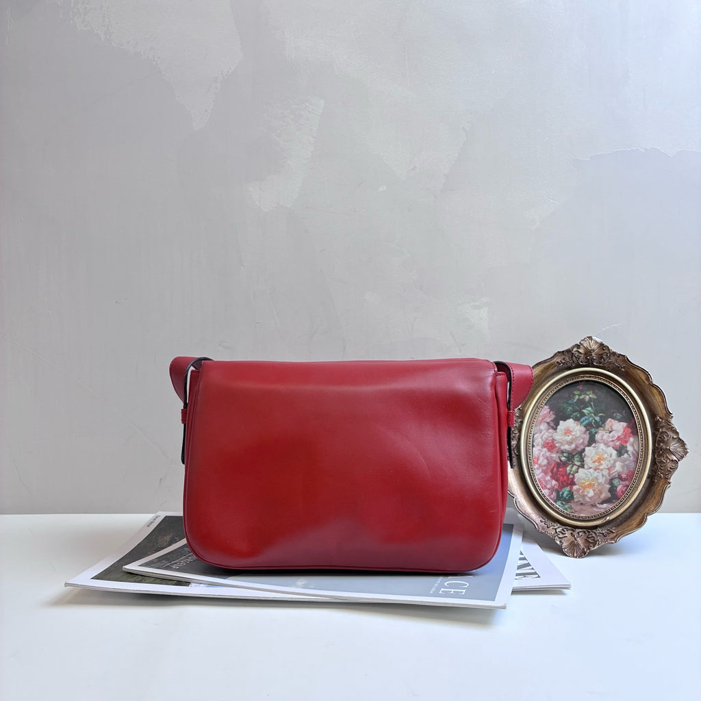 CELINE Vintage Crossbody Bag Classic Box Fashion Tofu Square Bag Shoulder Bag Second Hand 99% New